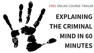 Criminal Psychology Crash Course Free [upl. by Kaycee]