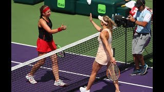 2018 Miami Quarterfinals  Jelena Ostapenko vs Elina Svitolina  WTA Highlights [upl. by Venditti]