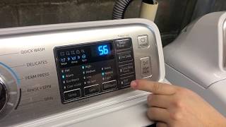 How To Use SELF CLEAN On Your Samsung Washer [upl. by Minor]