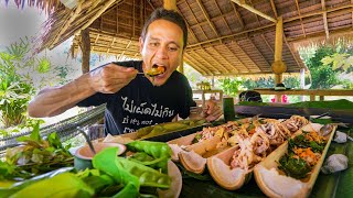 Backyard Food Paradise Farm to Table THAI FOOD in the Rainforest  Khao Sok Thailand [upl. by Jeffie]