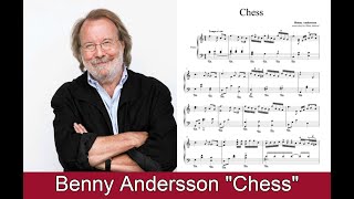 Chess  Benny Andersson with sheets [upl. by Ardenia]