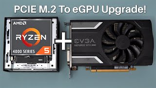 Turning My AMD Ryzen Mini PC Into Gaming PC M2 PCIE to eGPU Upgrade [upl. by Trilbie40]