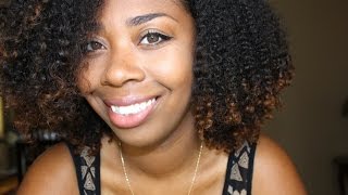 Dying My Ends with NO DAMAGE Creme of Nature on Natural Hair [upl. by Tyler]