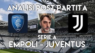 EMPOLI JUVENTUS ANALISI POST PARTITA [upl. by Imre407]