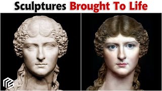 Historical Statues Brought To Life Using Colorization amp AI Technology [upl. by Northrup]