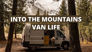 INTO THE MOUNTAINS  Solo Female Van Life [upl. by Nnawtna]