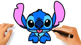 COMMENT DESSINER STITCH [upl. by Arney581]