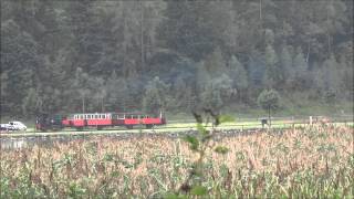 Autriche 2015  Trains touristiques  Achenseebahn  Zillertalbahn HD [upl. by Connie]