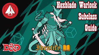 Hexblade Warlock  Subclass Guide  Xanathars  DampD 5e [upl. by Ahseia]