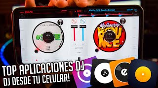 TOP LAS 4 MEJORES APLICACIONES DE DJ PARA MEZCLAR MUSICA [upl. by Myrta730]