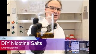 DIY Making Nicotine Salts  Nicotine Benzoate  Perfect Vape Series [upl. by Yuh509]