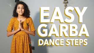 5 Easy Garba Dance steps  Tanvi Karekar [upl. by Quintus]