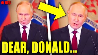 WATCH PUTIN ISSUE TERRIFYING WARNING TO TRUMP [upl. by Diarmuid883]