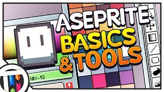 Aseprite Tutorial  Absolute Beginner Tutorial Basics amp Tools [upl. by Limaa128]