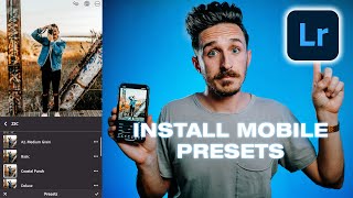 How to install presets to Lightroom Mobile  FREE PRESET [upl. by Anairo]