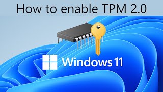 Windows 11 and TPM 20 Explained How to Enable TPM  PTT on your PC [upl. by Nesral509]