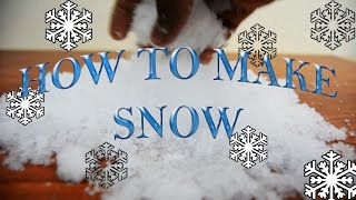 How to Make Snow [upl. by Eppie]