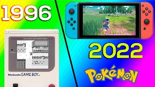 Evolution of Pokémon Games 1996 to 2022 [upl. by Lidaa]