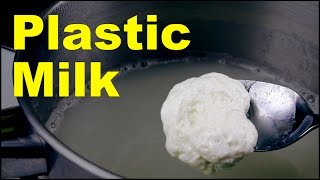 Cool Science Experiment 10 Plastic Milk [upl. by Yznil471]