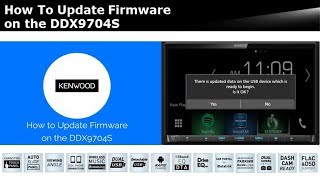 How To Download amp Update Firmware on the KENWOOD DDX9704S [upl. by Valaree]