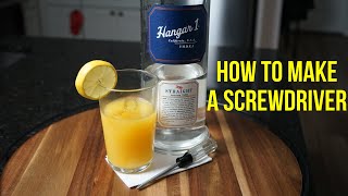 How to Make a Screwdriver  History and Recipe of the Screwdriver [upl. by Cristabel]