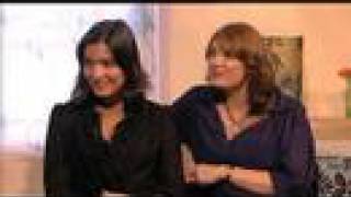 Sarah Parish on GMTV 15th Jan 08 [upl. by Assinna992]