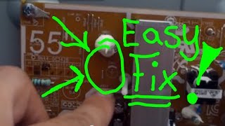 EASY How to Fix Samsung LCD TV Flashing Flickering Screen [upl. by Alidia]