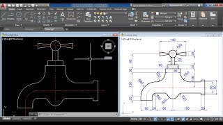 AutocAD 2D Practice Drawing  Exercise 5  Basic amp Advance Tutorial [upl. by Einegue311]