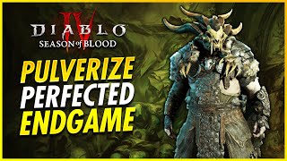 Best Pulverize Druid Build Perfected Endgame Guide  Diablo 4 Season 2 [upl. by Adekram]