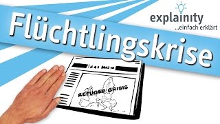 Flüchtlingskrise einfach erklärt explainity® Erklärvideo [upl. by Htebaras]