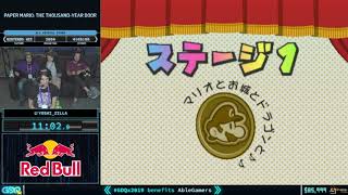 Paper Mario The ThousandYear Door by YoshiZilla in 35546  GDQx 2019 [upl. by Finzer]