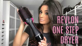 REVLON ONESTEP HAIR DRYER  Review amp Tutorial [upl. by Nyrol]