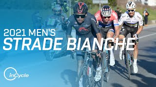 Strade Bianche  Mens Race Highlights  inCycle [upl. by Clift416]