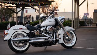 2020 HarleyDavidson Softail Deluxe FLDE Test Ride and Review [upl. by Salvadore]