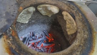 🥖🥖 Making of Naan Bread in Tandoor Oven 🍞 [upl. by Lebasiram]