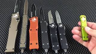 Microtech OTF Automatic Switchblade Knives Lineup [upl. by Olav523]