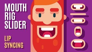 How to Build a MOUTH RIG For LIP SYNCING  2D Animation Tutorial in After Effects  Gigantic Slider [upl. by Nannah]