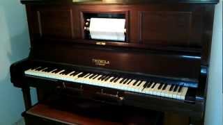 1928 Themola London Pianola  Cowboy Saloon Roll [upl. by Sabra]