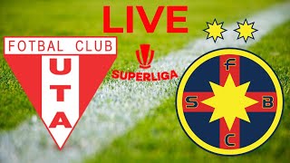 UTA Arad  FCSBSteaua MECI LIVE Superliga [upl. by Einial]