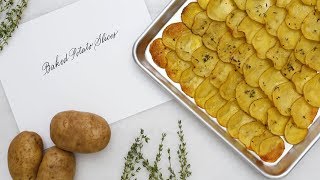 Easy Baked Potato Slices Martha Stewart [upl. by Erbe]