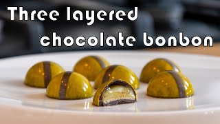 3 layered chocolate bonbon [upl. by Ammej407]