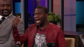 Shaq lifts amp flips Kevin Hart Full Interview [upl. by Gaal]