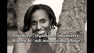 AMAHORO by Gaby with Lyrics [upl. by Eiramait]