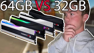 32GB VS 64GB DDR5 TESTED [upl. by Hertzog453]