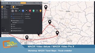 MAGIX Travel Maps  Übersicht amp Route erstellen [upl. by Noinatrad]