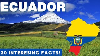 ECUADOR 20 Facts in 3 MINUTES [upl. by Laundes882]