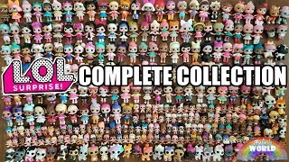 LOL Surprise COMPLETE COLLECTION ALL SERIES  LOL Full Set Series 1 2 3 4 Big Glam Glitter [upl. by Lubin]