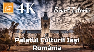 Palatul Culturii  Scurt Istoric  Iași Romania 4kUHD [upl. by Ityak812]