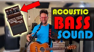 How to get a Bass  Octave sound for Acoustic Guitar [upl. by Digirb]