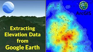 Extracting Elevation Data from Google Earth [upl. by Annoerb]